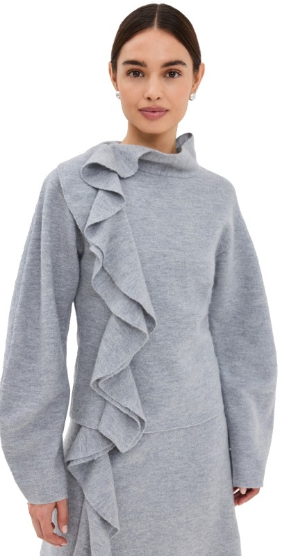 Ulla Johnson Corinna Pullover Heather Grey