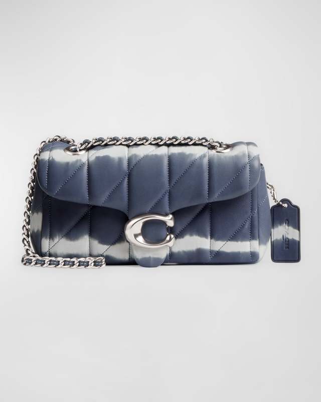 Tabby Quilted Tie-Dye Leather Shoulder Bag