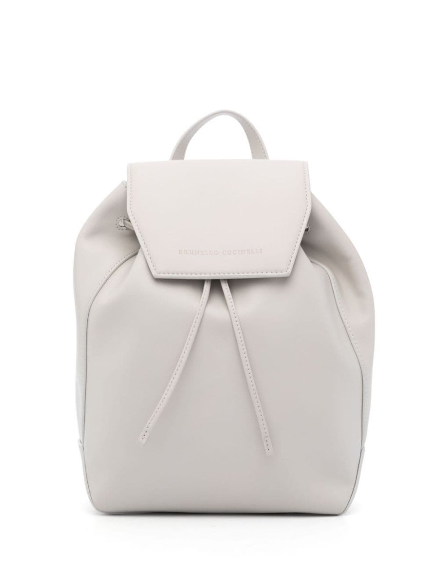 logo-print backpack