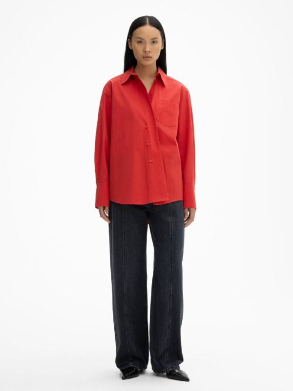 HOUSE OF DAGMAR Asymmetric shirt