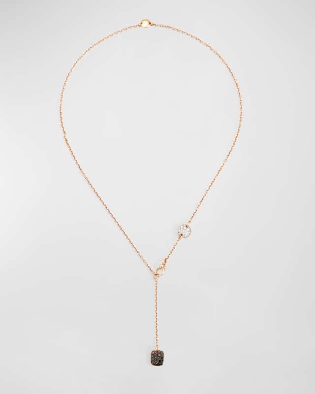 18K Rose Gold Sabbia Necklace with Diamonds