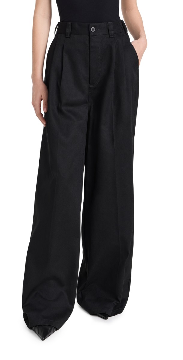Maison Margiela Garment Dyed Trousers Black
