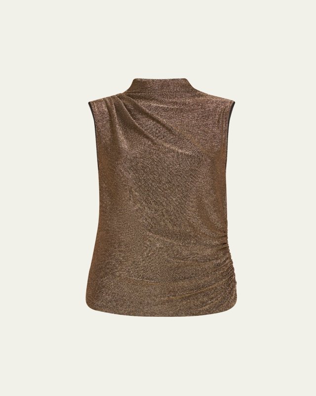 Mylie Sleeveless Metallic Top
