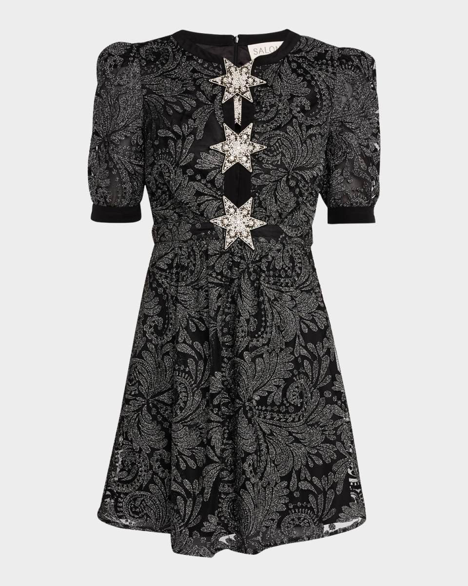 Jamie Sparkly Embellished Mini Dress
