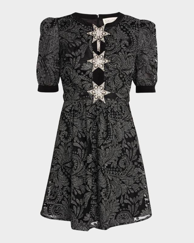 Jamie Sparkly Embellished Mini Dress