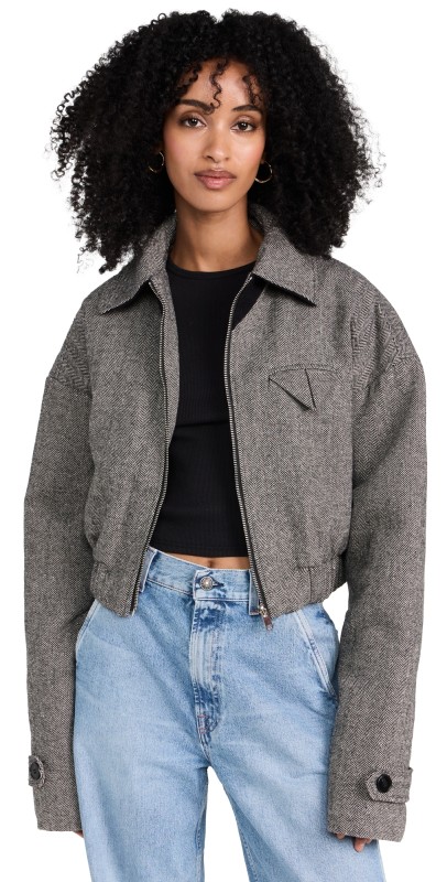 Lioness Claude Tweed Jacket Ash Tweed