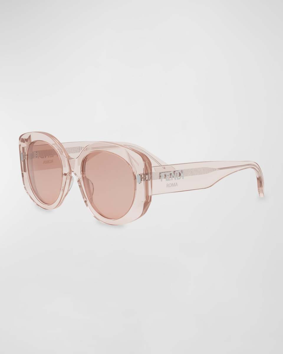 Fendi Roma Acetate Round Sunglasses