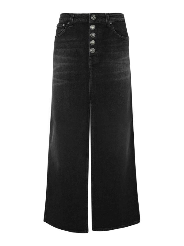 Dondup Jupe Midi - Noir