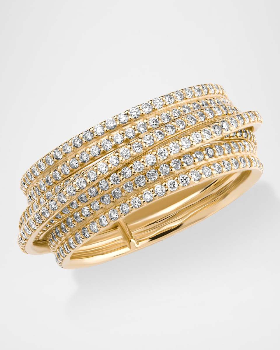 Flawless Kinetic Diamond Statement Ring