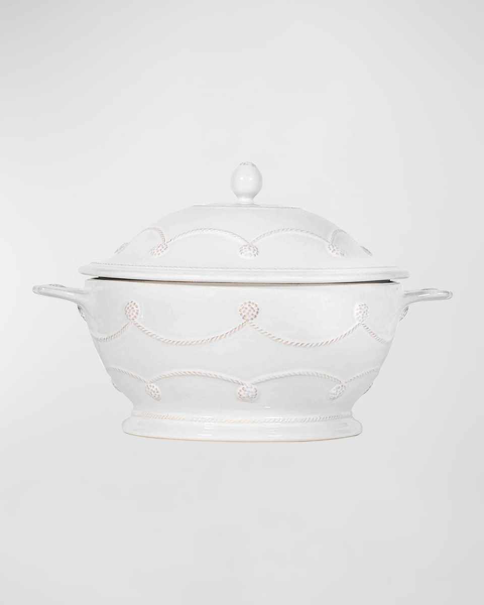 Berry & Thread Whitewash Lidded Casserole