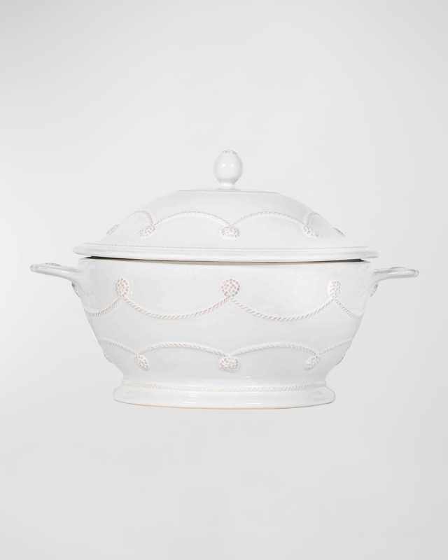 Berry & Thread Whitewash Lidded Casserole