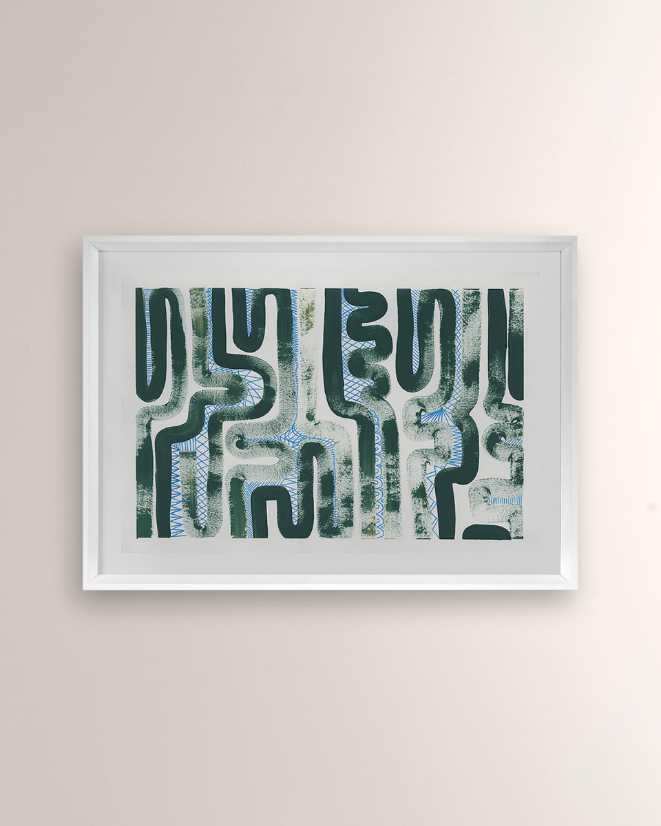 "Pathways 1" Digital Art Print by Emma Jones