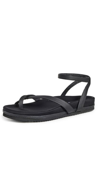 ROAM Cross Wrap Sandals Black