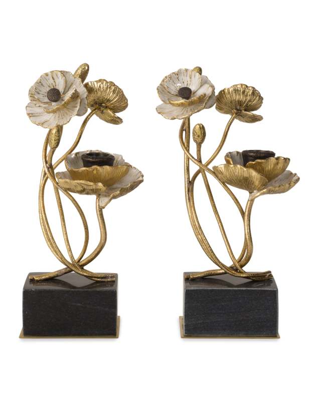 Anemone Candleholders, Set of 2