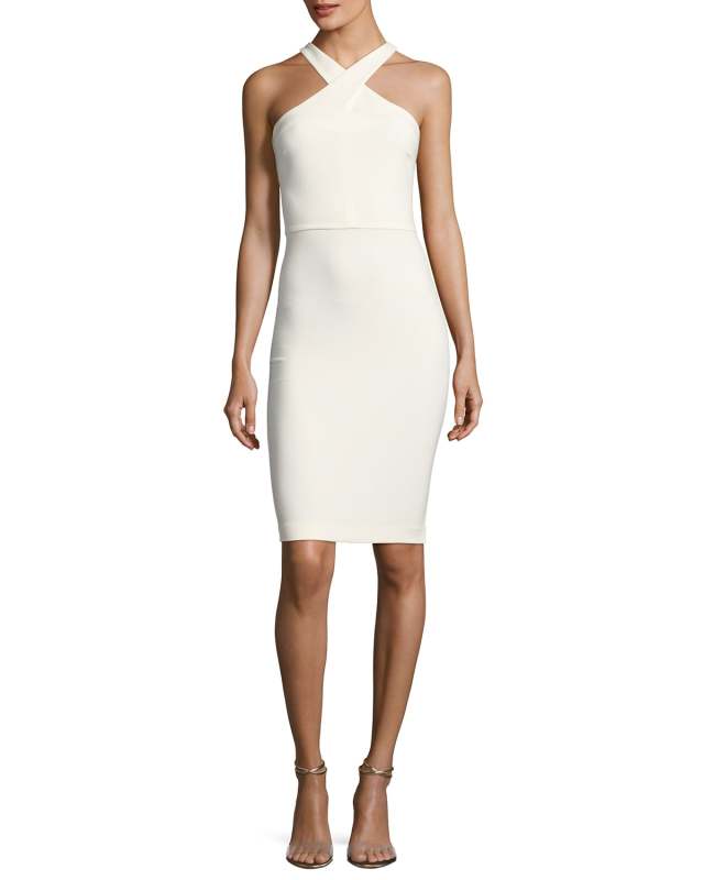 Carolyn Halter-Neck Sheath Dress