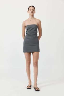 St. Agni Tuck Mini Dress