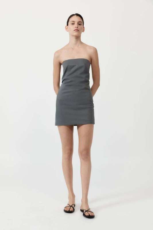 St. Agni Tuck Mini Dress