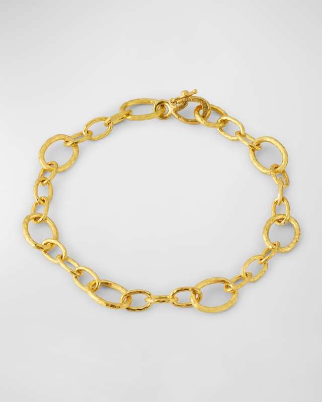 Small Garda Link Bracelet with Circle Clasp