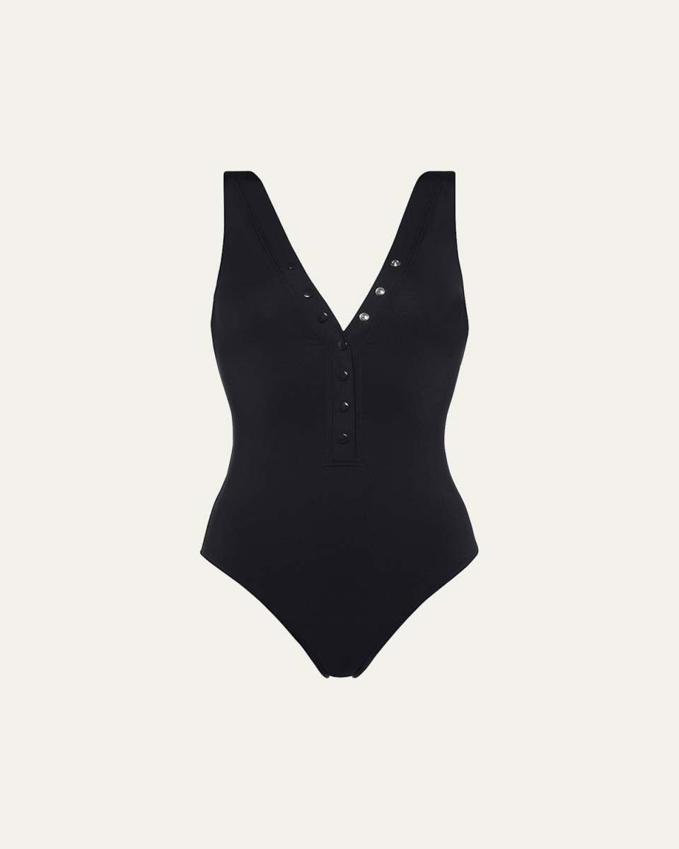 Icone Snap-Front One-Piece Swimsuit