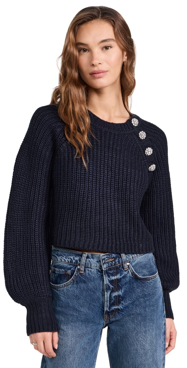 Cinq à Sept Keren Pullover Navy