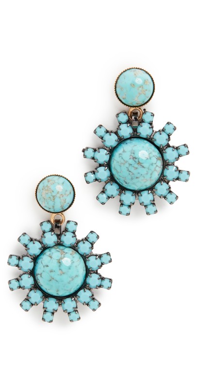 Elizabeth Cole Roscoe Earrings Turquois