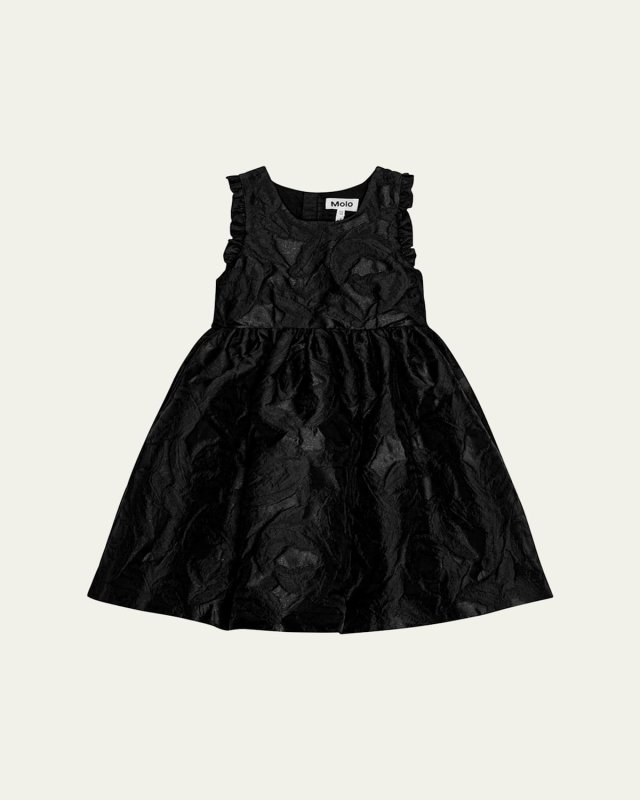 Girl's Cortney Textured A-Line Dress, Size 7-16