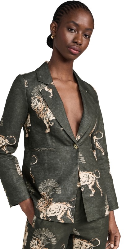 Las Sureñas Lion Palms Blazer Grey