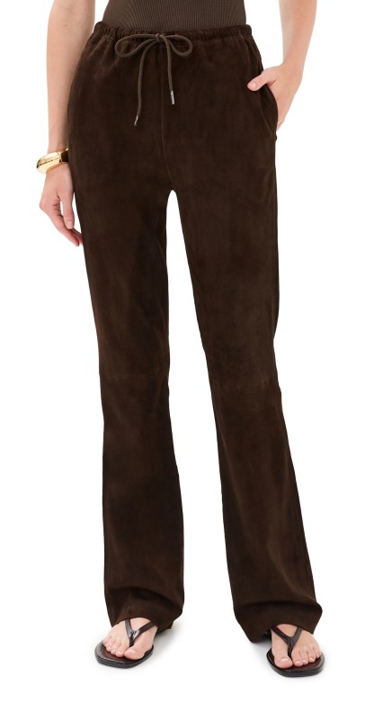SPRWMN Drawstring Straight Leg Pants Americano