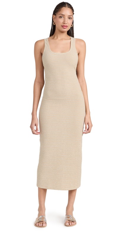 Montce Mickie Dress Neutral Stripe