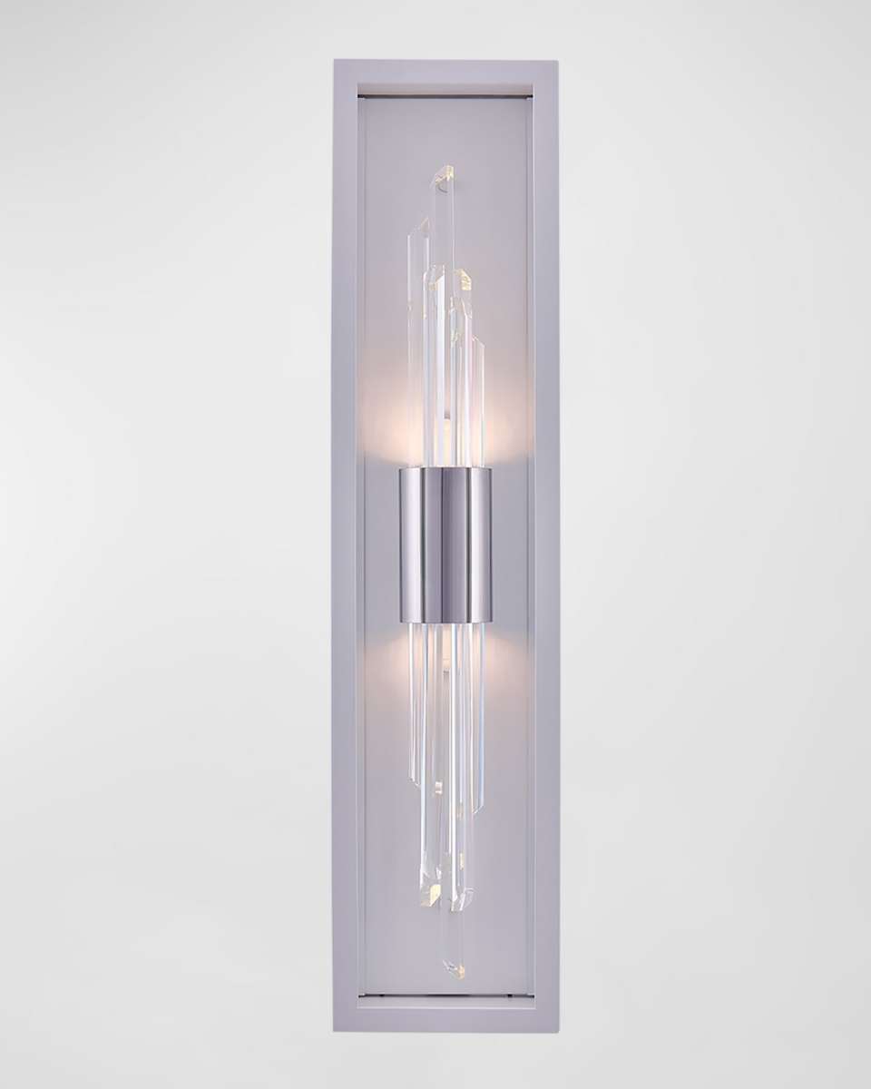 Lucca Chrome LED Outdoor Sconce