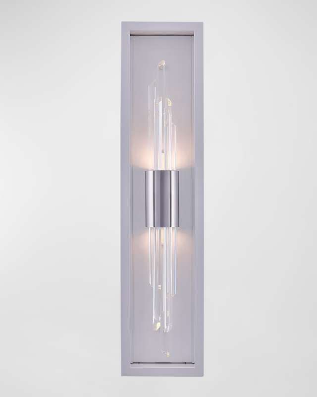 Lucca Chrome LED Outdoor Sconce
