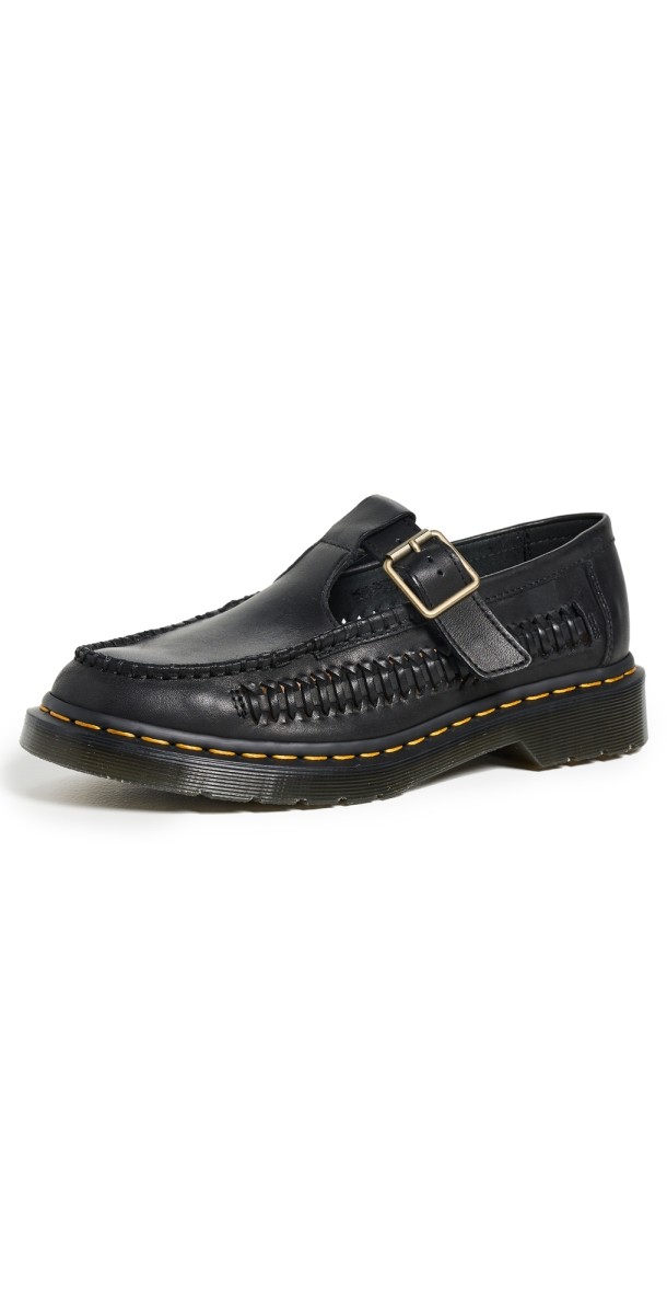 Dr. Martens Adrien T Bar Loafers Black