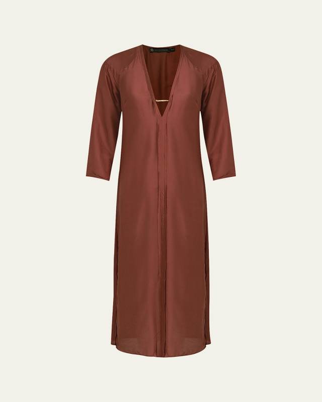 Solid Julie Caftan Coverup