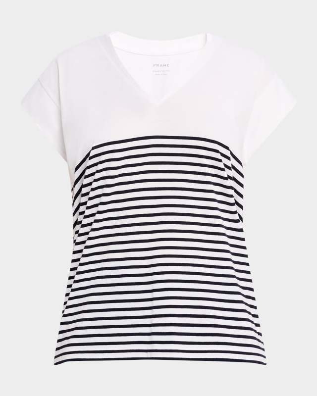 Le Mid Rise V-Neck T