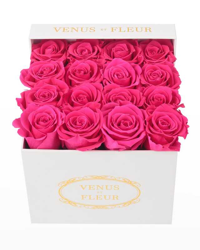 Classic Small Square Rose Box