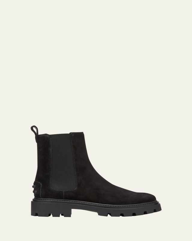 Suede Chelsea Ankle Boots