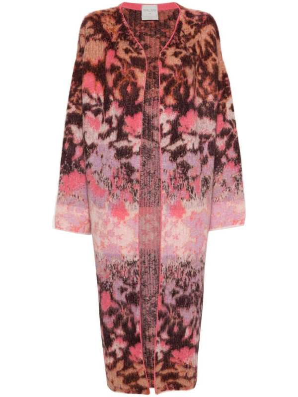 abstract-pattern cardi-coat