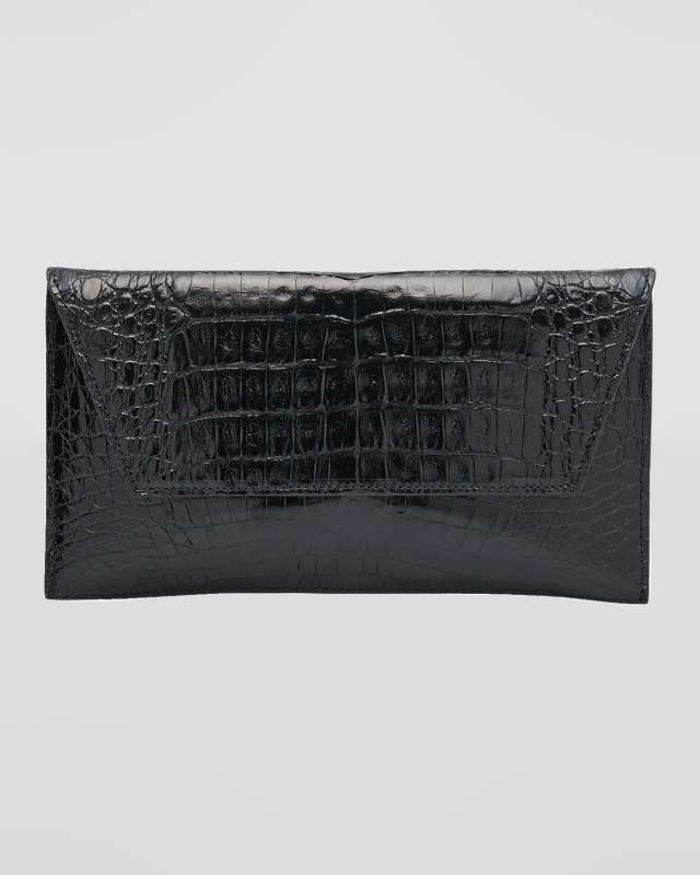 Belen Crocodile Clutch Bag