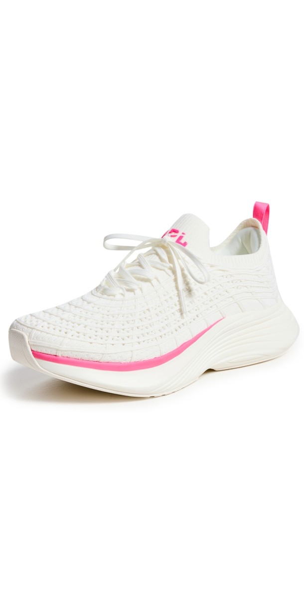 APL: Athletic Propulsion Labs Techloom Zipline Sneakers Ivory/Fusion Pink
