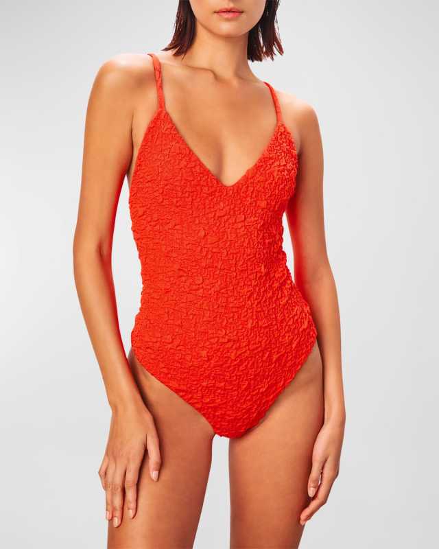 Emma Textured One-Piece Swimsuit