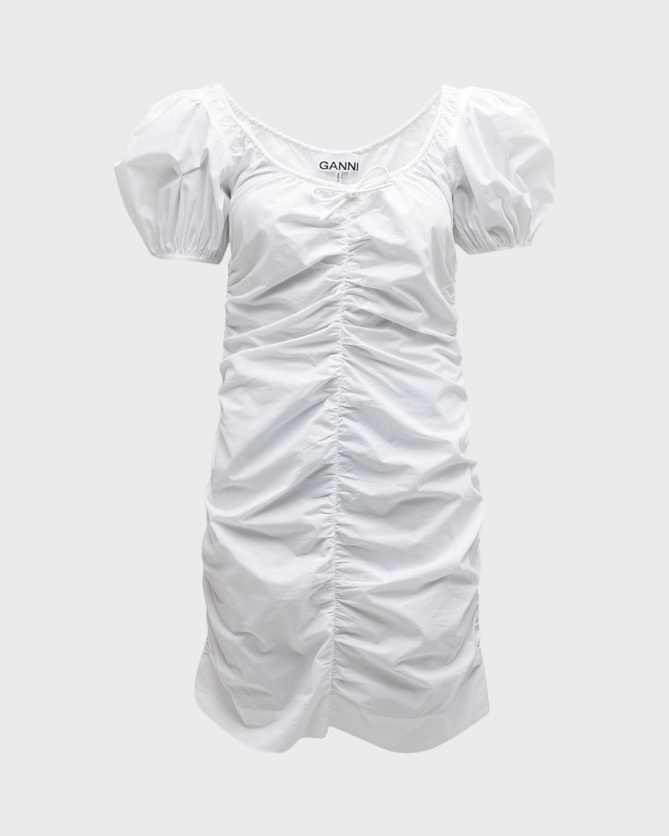 Gathered Mini Dress