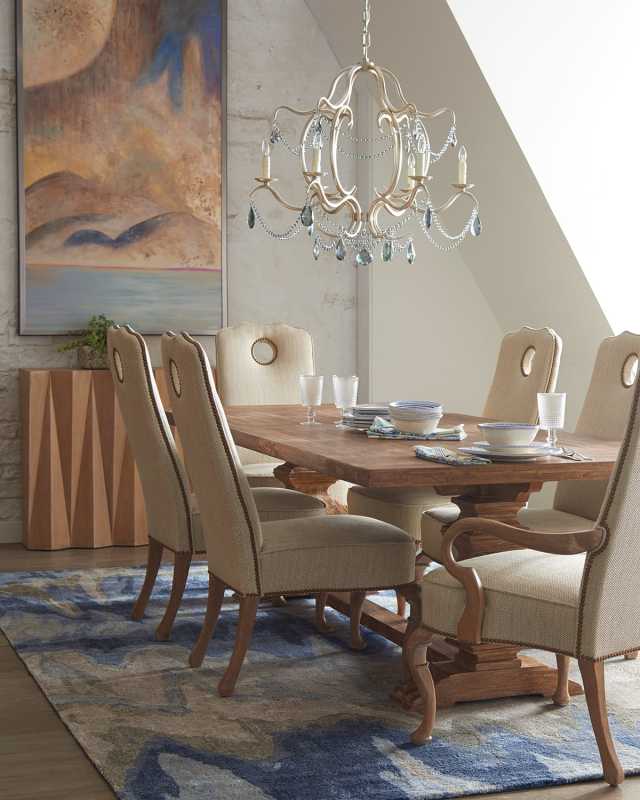 Heatley Pedestal Dining Table, 99"