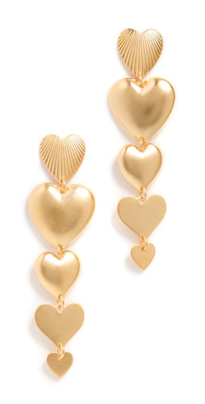 Elizabeth Cole Desiree Earrings Gold
