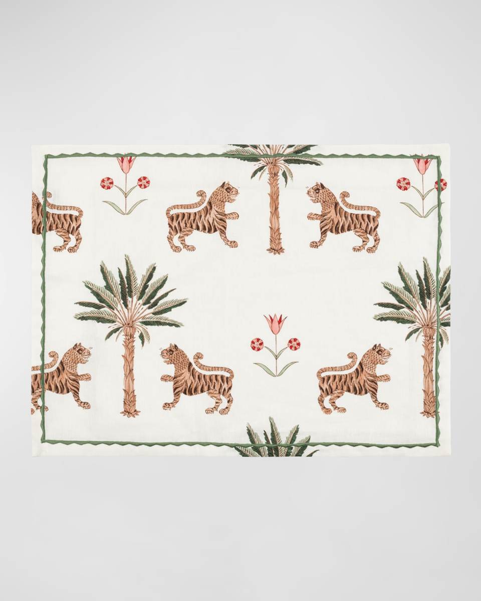 Tiger Palm Placemats, Set of 4
