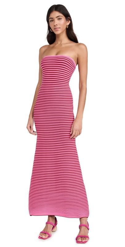 The Wolf Gang Sunmor Knit Maxi Dress Candy