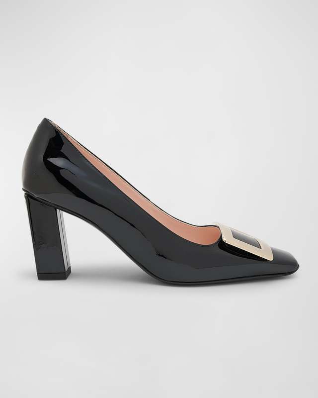 Belle Vivier 75mm Buckle Pumps