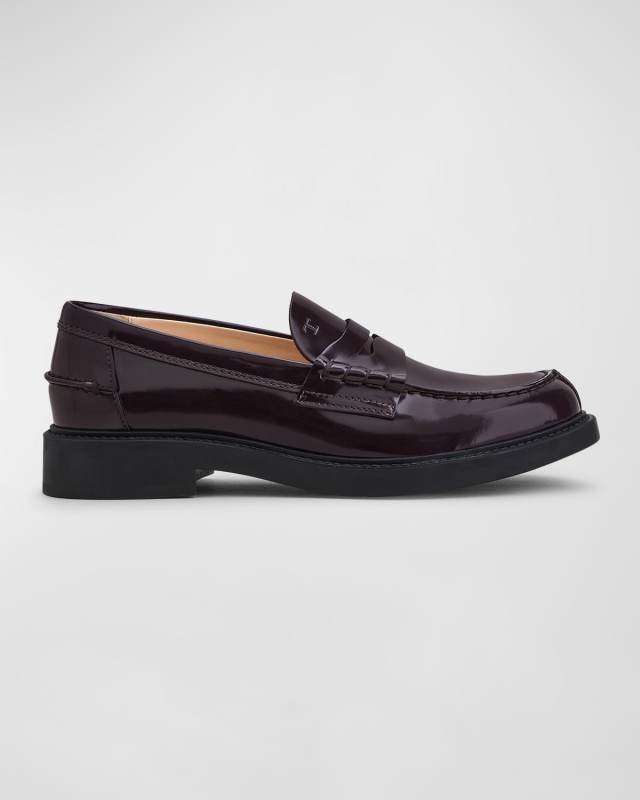 Patent Flat Penny Loafers