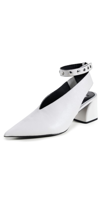 rag & bone Victory Mule Slingbacks brightwht