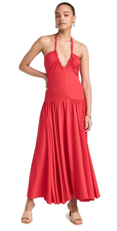 House of Aama Carmen Dress Red
