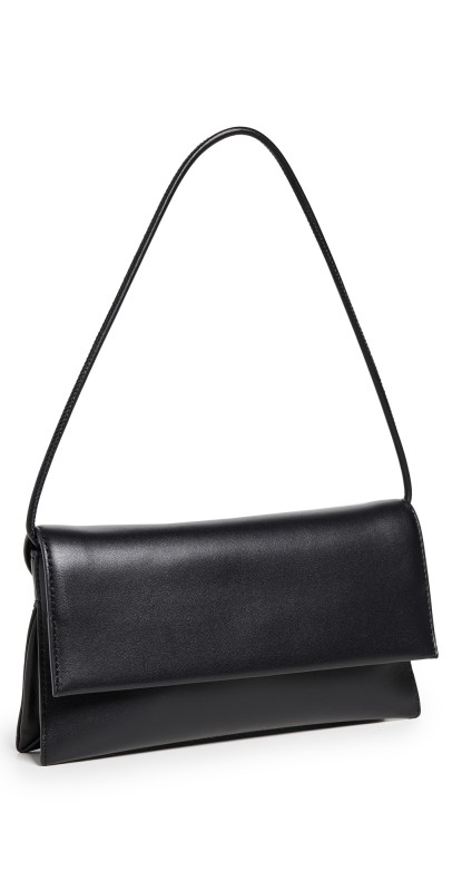 Loeffler Randall Charlee Flap Clutch Black